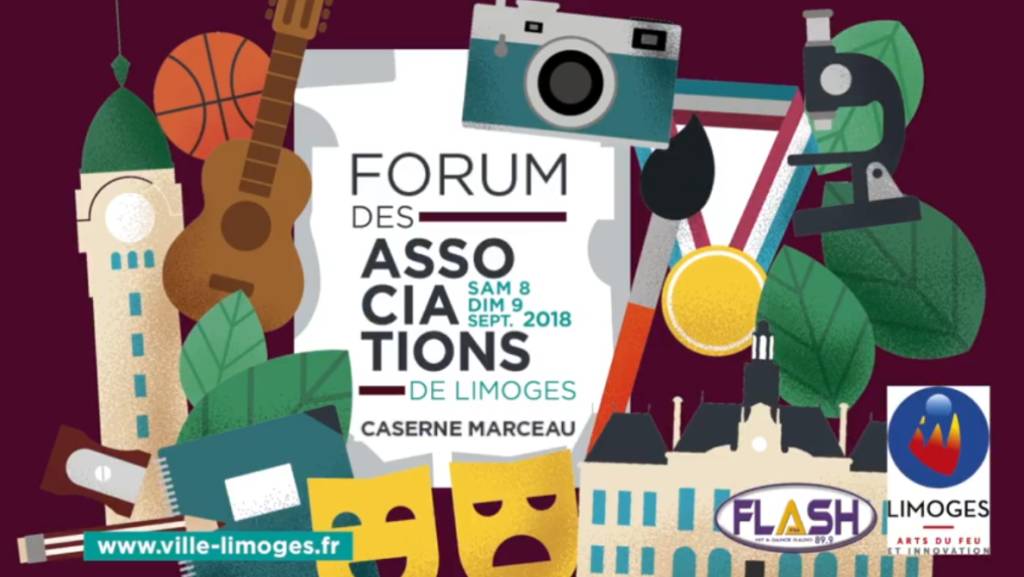 8 & 9 Septembre 2018 – Forum des Associations de Limoges